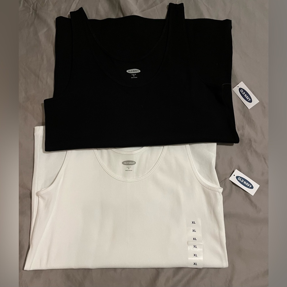 Old Navy Slim Fit Ribbed Tanks